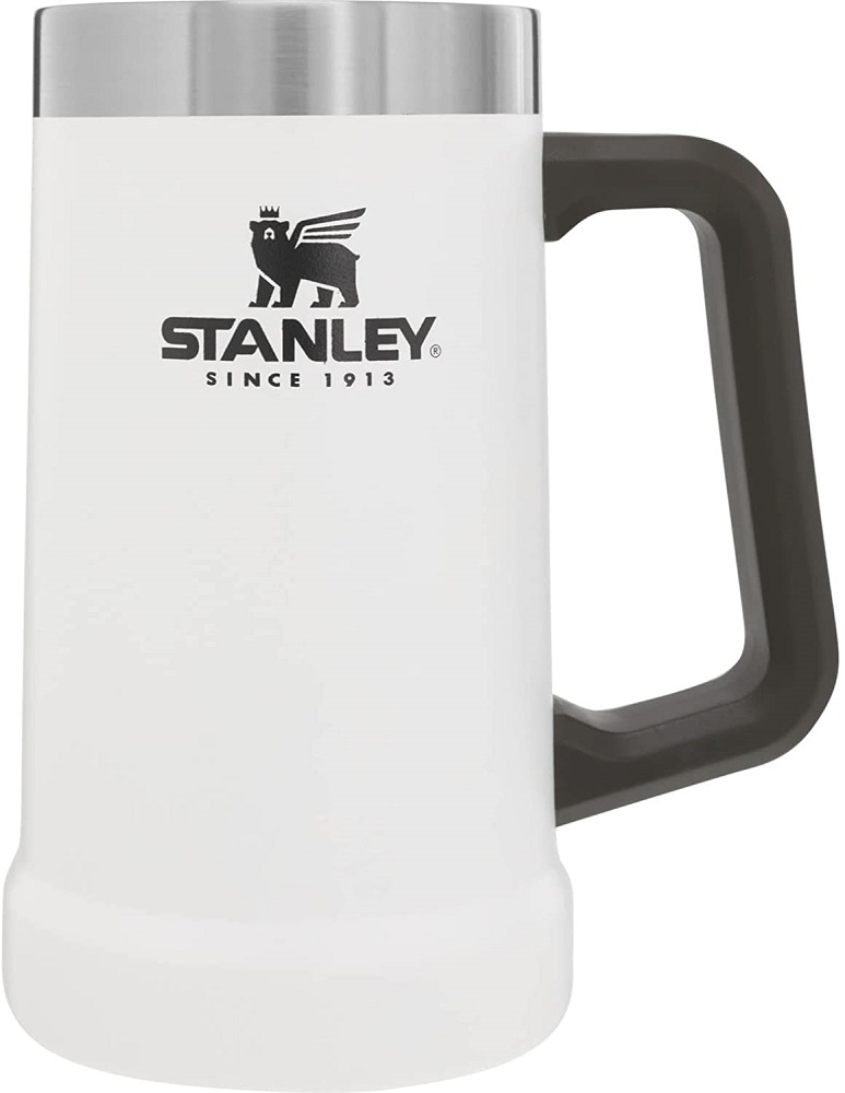 Manija Stanley Adventure Big Grip Beer Stein 709ml - White (70-15703-007)